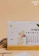 2026 Petals Desk Calendar
